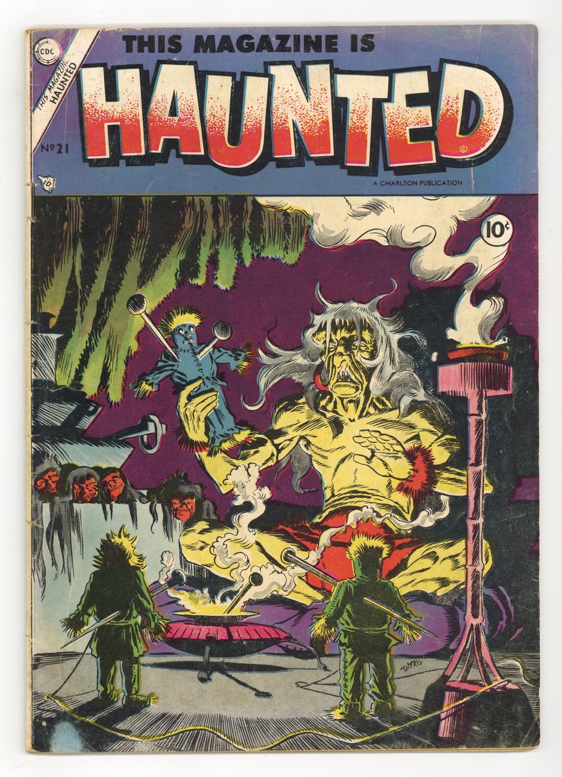 This Magazine Is Haunted #21 GD/VG 3.0 1954