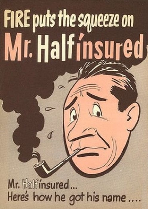 Fire Puts The Squeeze On Mr. Halfinsured #1 VF; Harvey | Mini Comic w/Mailer - w