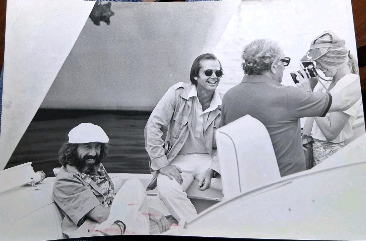 vintage Jack Nicholson 1976 photo very rare features Lou Adler 