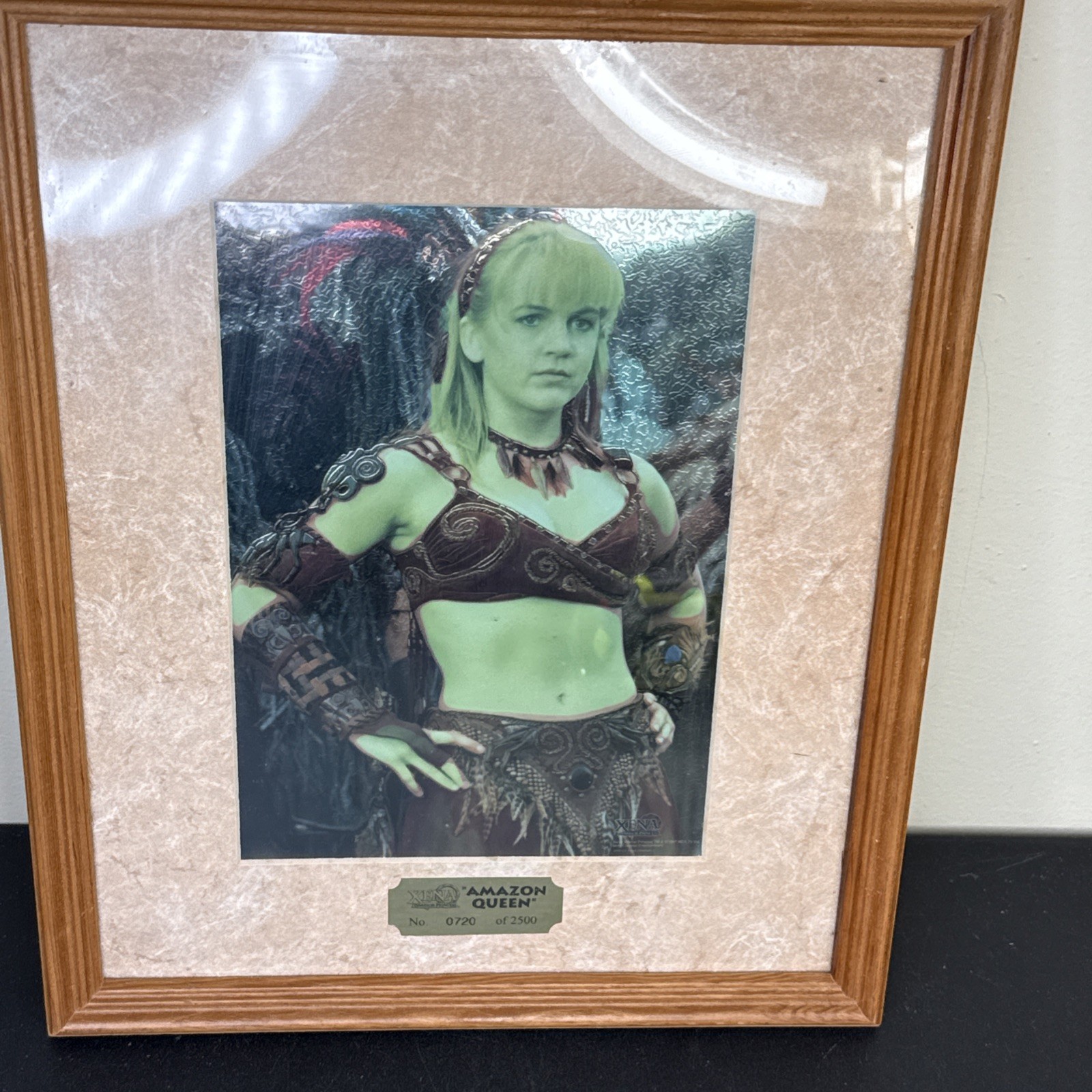Xena Warrior Princess Amazon Queen #720/2500 COA Framed Chromium Print