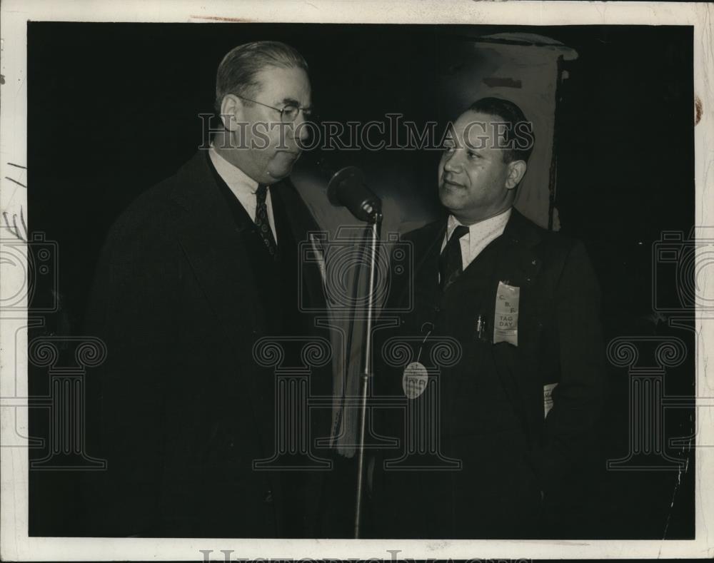 1938 Press Photo Businessmen Bill Duggan, I.S. Rose  - nee14171
