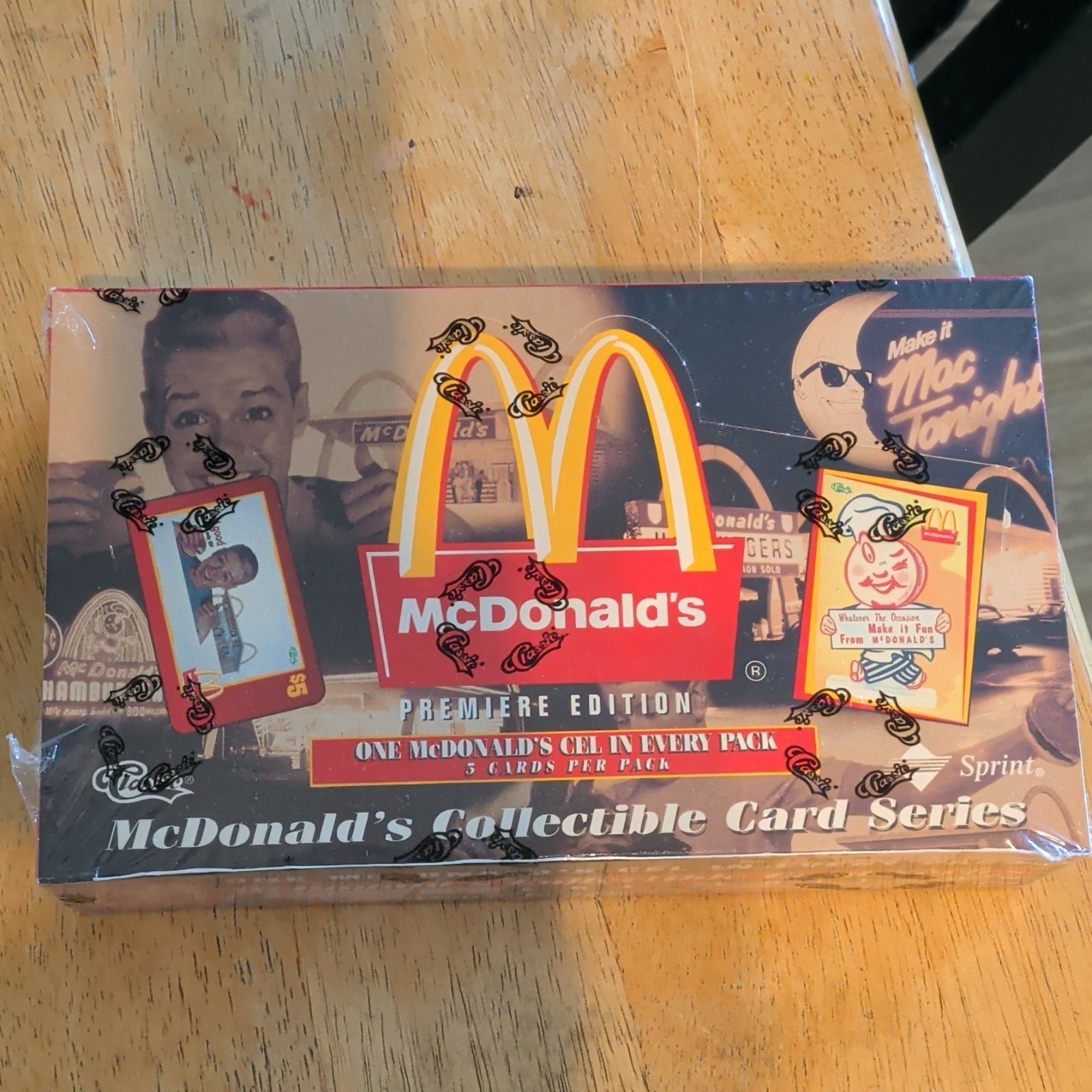 McDonald's Collectible Card Series Premiere Edition 1991 Sealed Box (24 Packs)