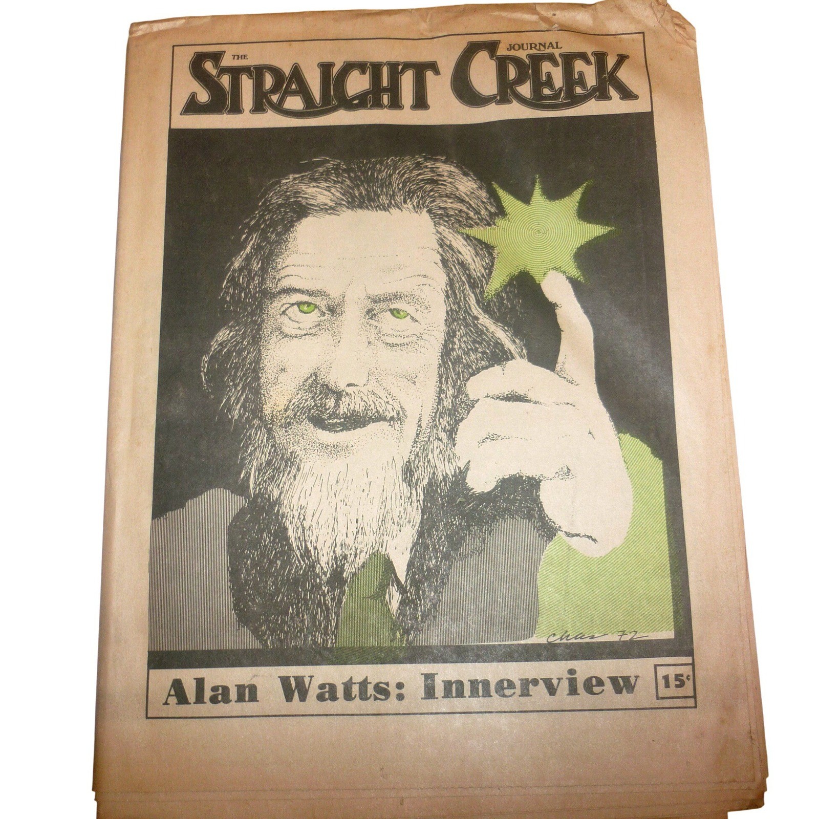 Vintage 1972 The Straight Creek Journal Vol 1 No 3 Alan Watts Shirley Chisholm Vintage 1972 The Straight Creek Journal Vol 1 No 3 Alan Watts Shirley Chisholm