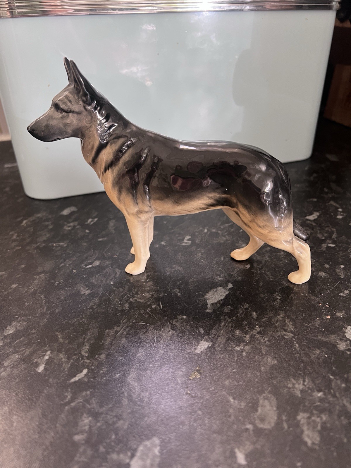 Vintage 1983 Ulrica of Brittas Alsatian dog Beswick  England  collectors’  item 
