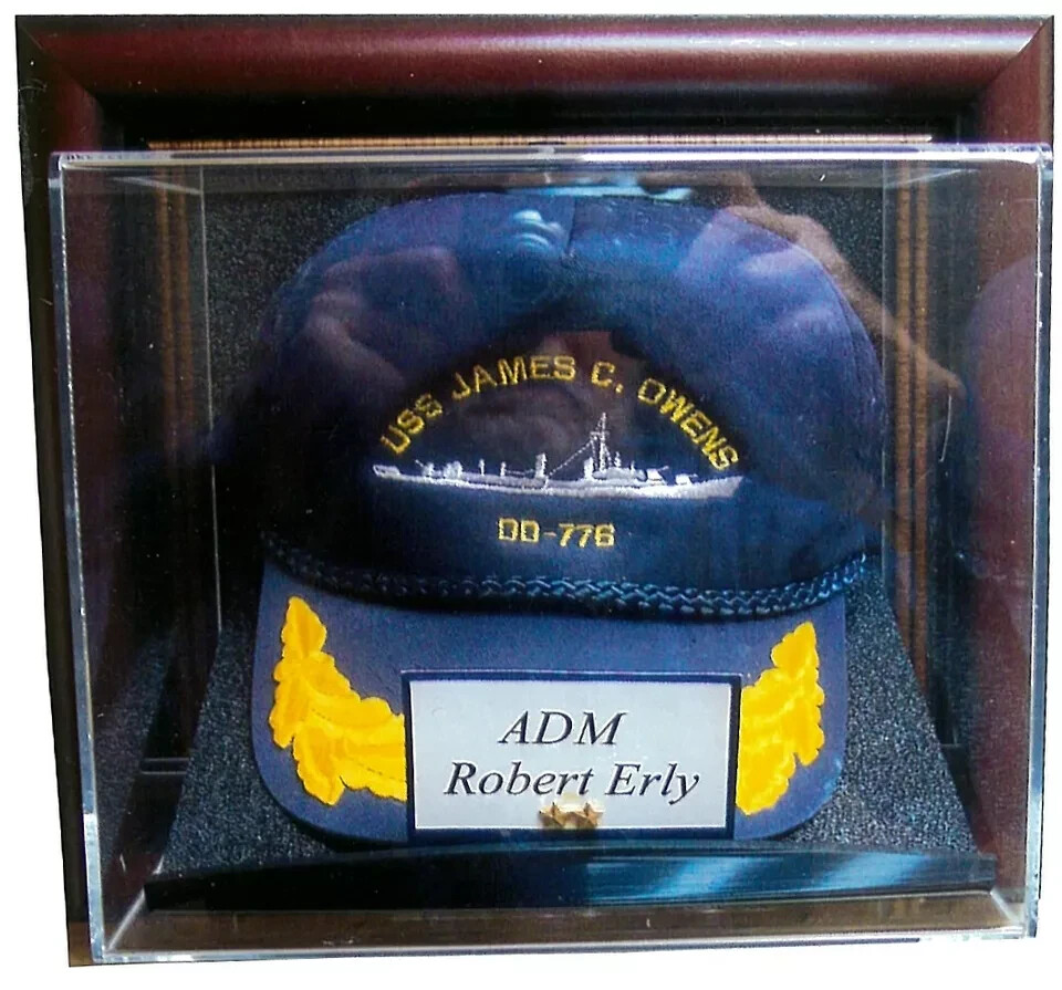 ADMIRAL ROBERT B. ERLY ( NAVY SEALS' FOUNDER ,ANNAPOLIS '37,PEARL 12/7/41) W/COA