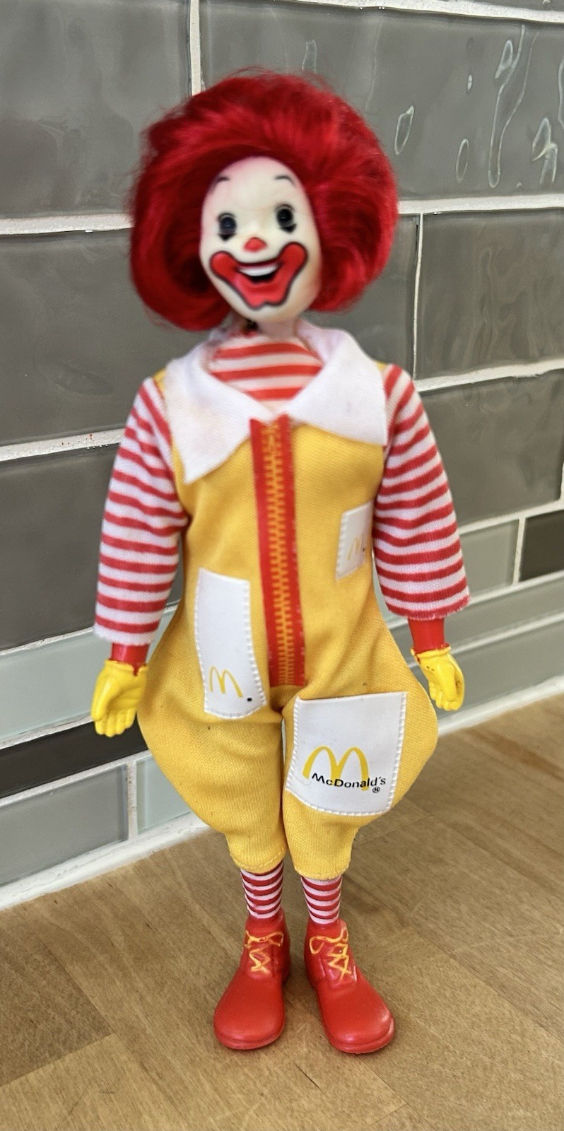 VTG 1976 Remco Ronald McDonald Doll With Original Clothes 8”