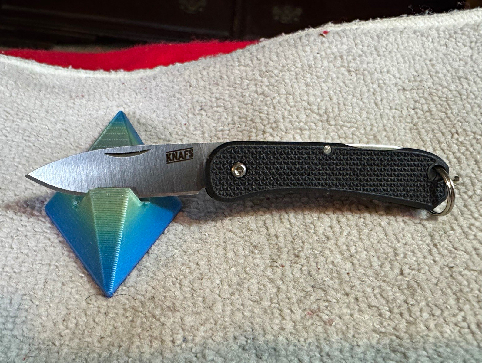 Knafs Lander 6 Pocketknife back Lock Drop Point Plain Edge