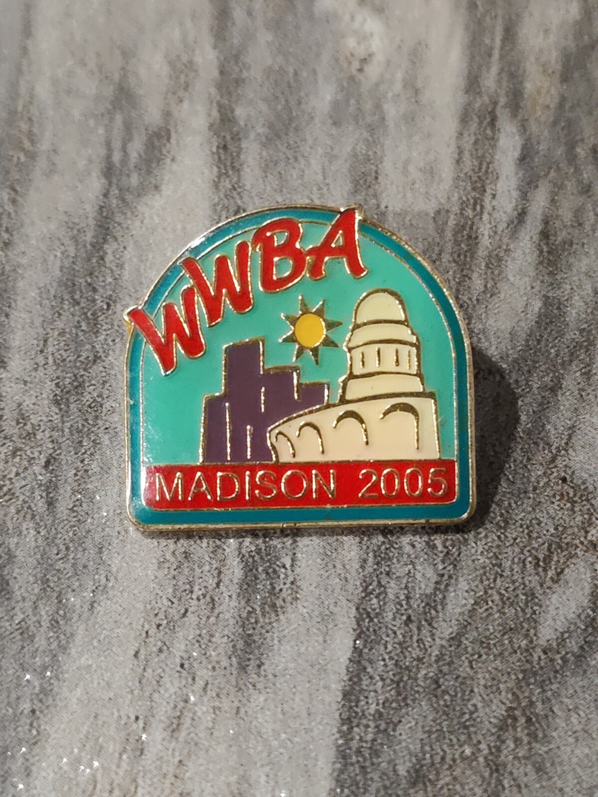 Madison 2005 WWBA Lapel Pin Wisconsin Women\'s Bowling Association