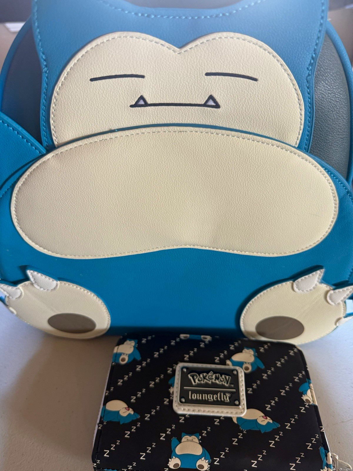 Loungefly Pokémon Snorlax Backpack & Wallet Set