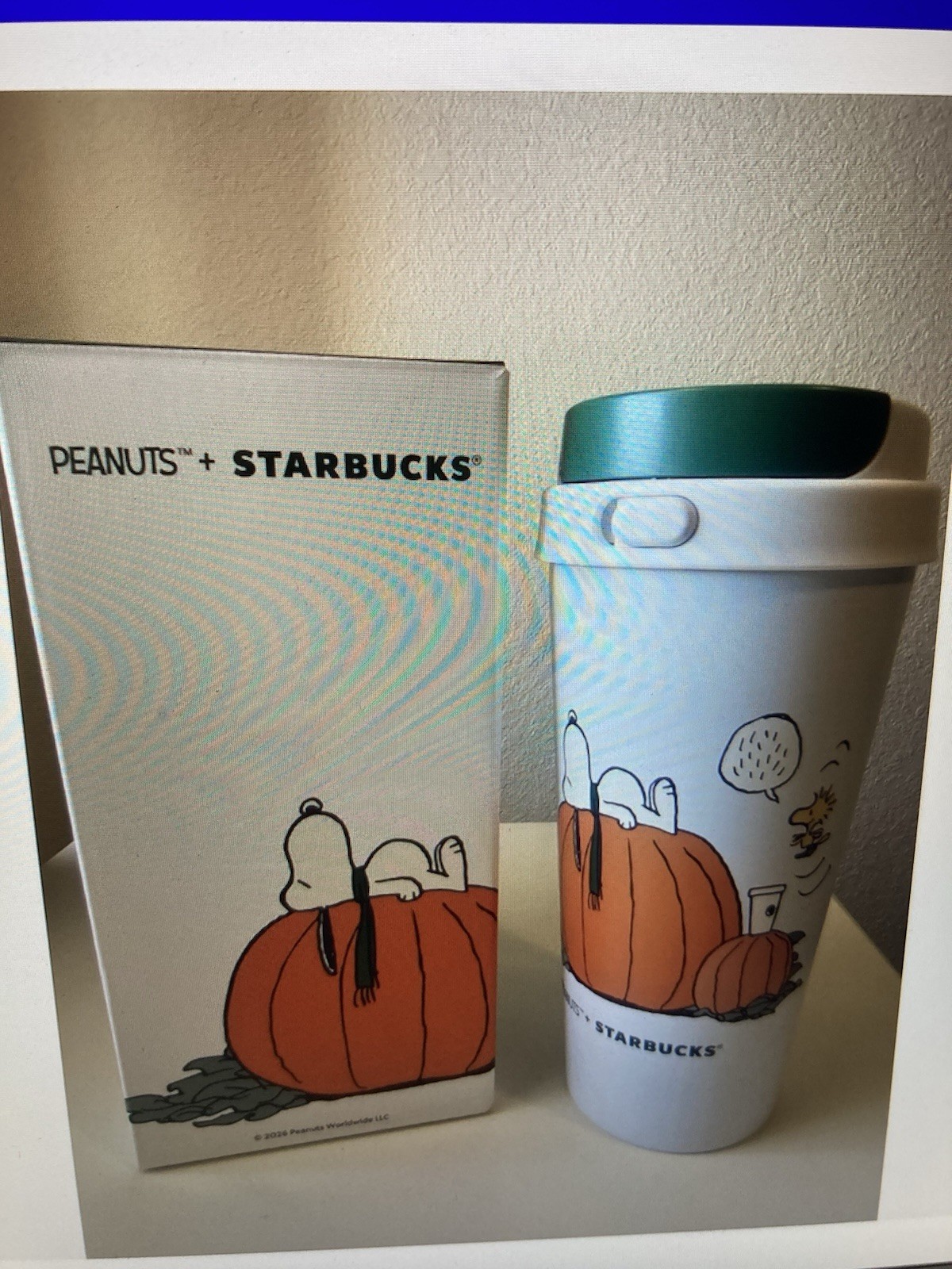 Starbucks 2026 Peanuts Snoopy Stainless Steel Tumbler New in Box Starbucks 2026 Peanuts Snoopy Stainless Steel Tumbler New in Box