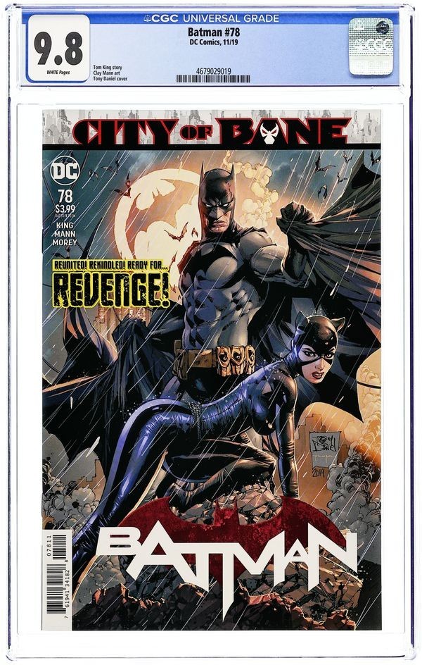 Batman #78A City of Bane - 2019 - CGC 9.8 - Tony S. Daniel