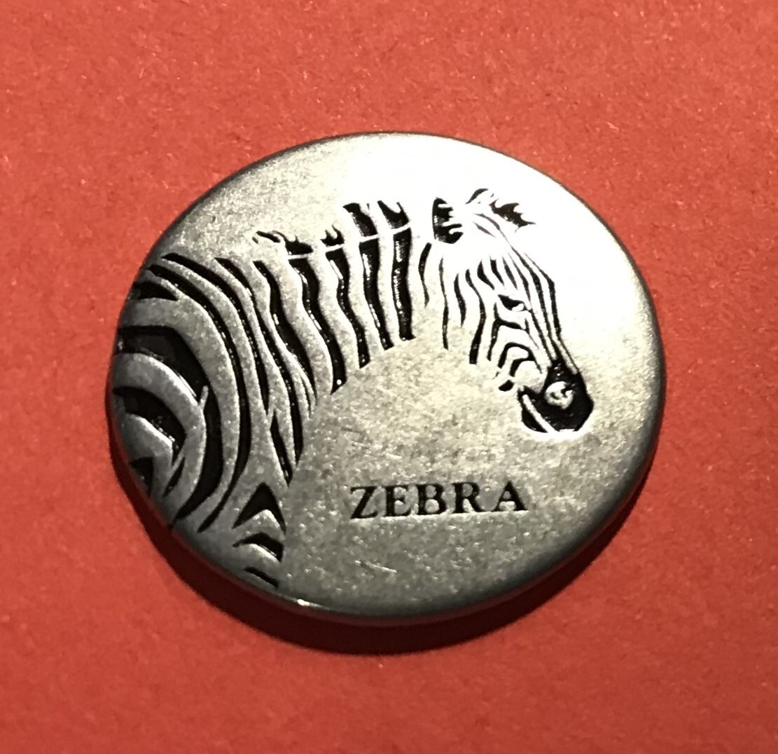 Hearst Castle Zebra Token Hearst Castle Zebra Token
