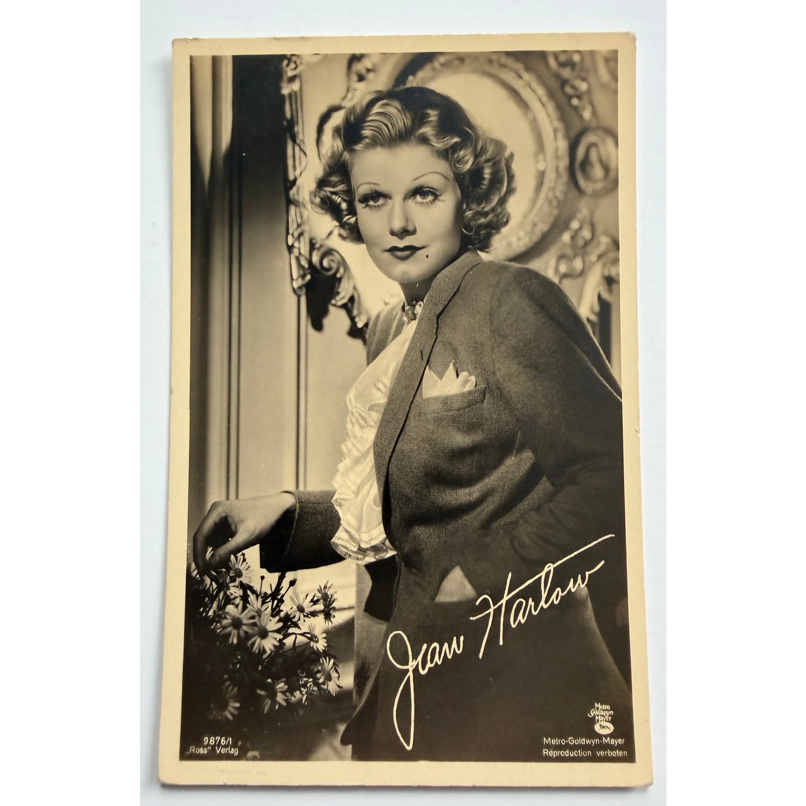 RARE 1930's Jean Harlow Post Ross Verlag Platinum Blonde, Public Enemy, Saratoga RARE 1930's Jean Harlow Post Ross Verlag Platinum Blonde, Public Enemy, Saratoga