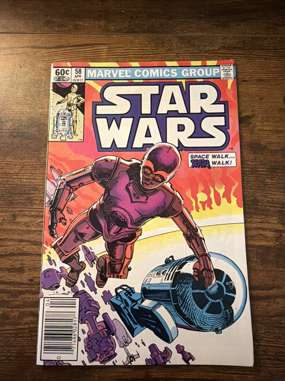 Double Cover Star Wars #58 Vol. 1 1982 Marvel Comics High Grade Comic Book VF+