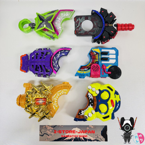 Kamen Rider Geats Raise Buckle 6 Set Zombie Ninja Monster Beat Fever Boost Mk2
