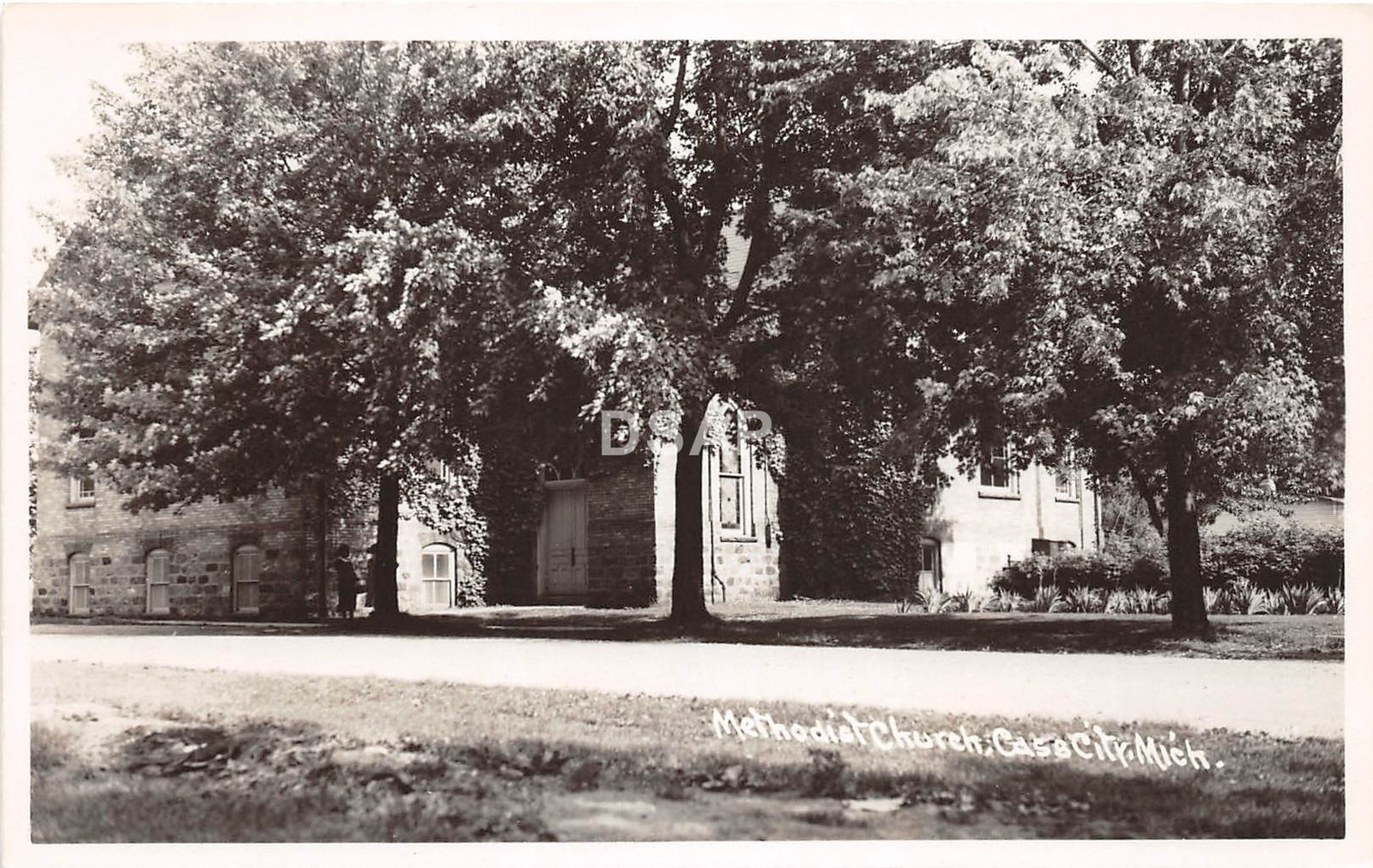 C53/ Cass City Michigan Mi Real Photo RPPC Postcard c50s Methodist Church C53/ Cass City Michigan Mi Real Photo RPPC Postcard c50s Methodist Church