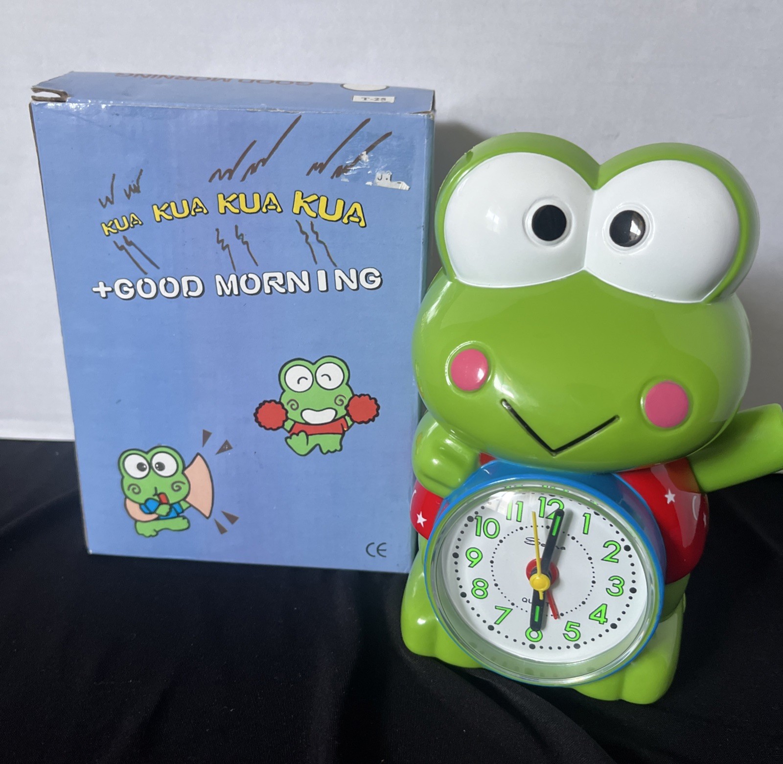 Rare Vintage Sanrio Keroppi Alarm Clock NIB TESTED WORKS