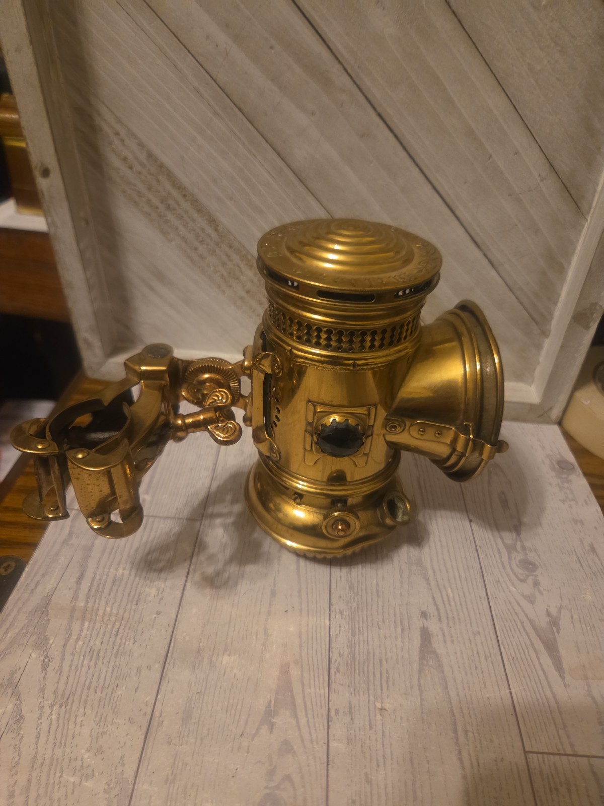 Antique Jeweled Miller's 97 (By E.M. & CO) Kerosene Bicycle/Motorcycle Lamp Antique Jeweled Miller's 97 (By E.M. & CO) Kerosene Bicycle/Motorcycle Lamp