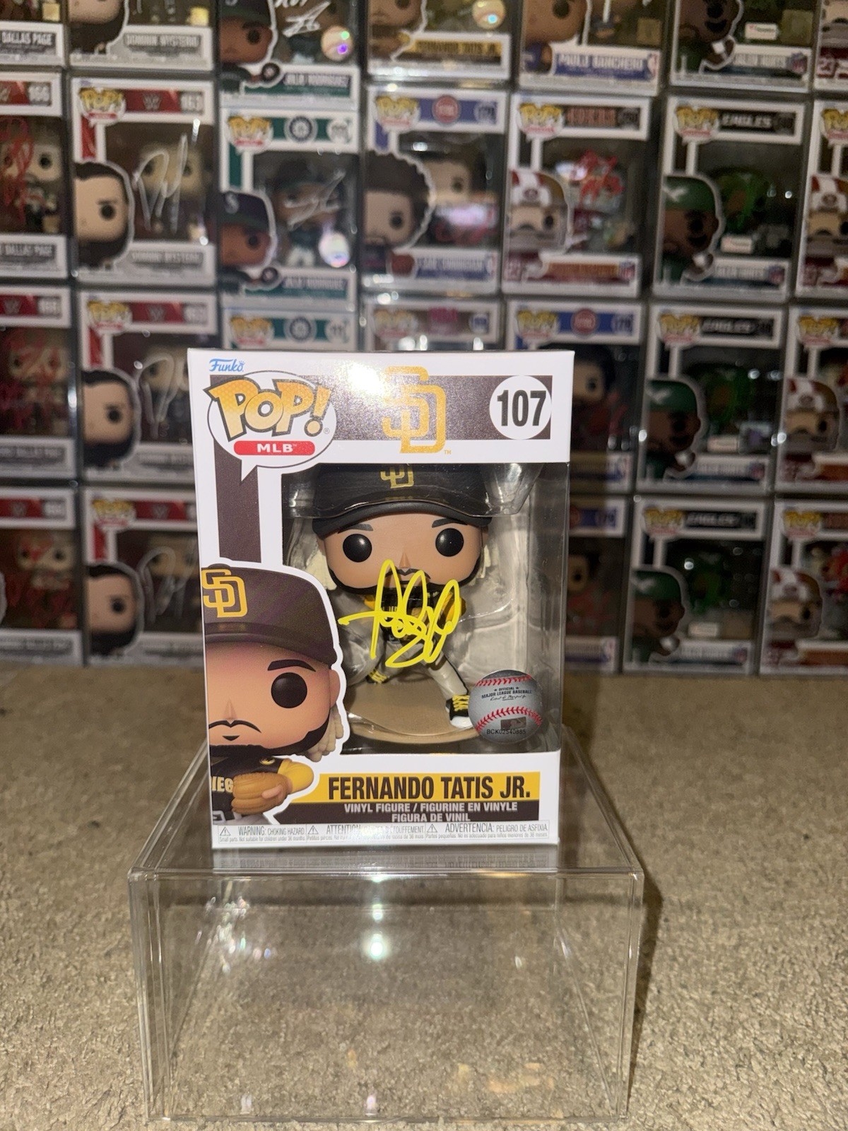 Fernando Tatis Jr. #107 San Diego Padres Signed/Autographed Funko Pop Authentic