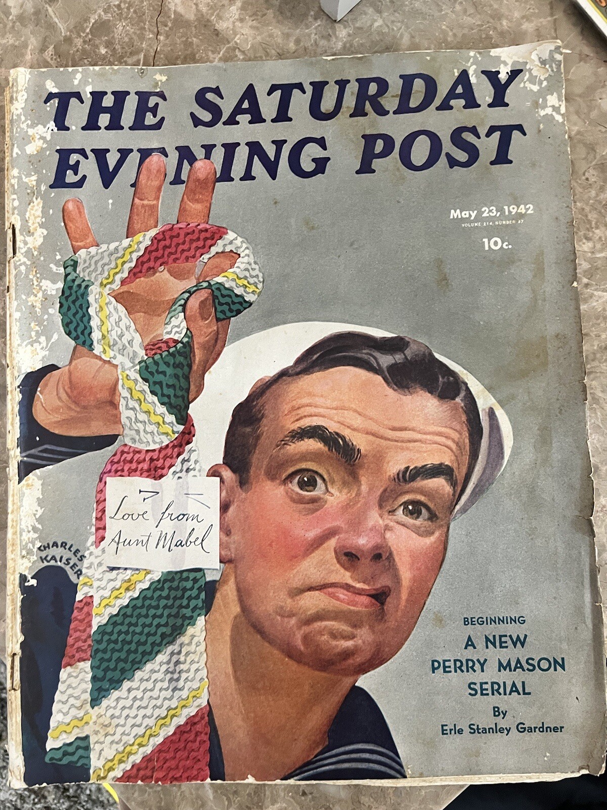The Saturday Evening Post Magazine May 23 1942 Issue Perry Mason