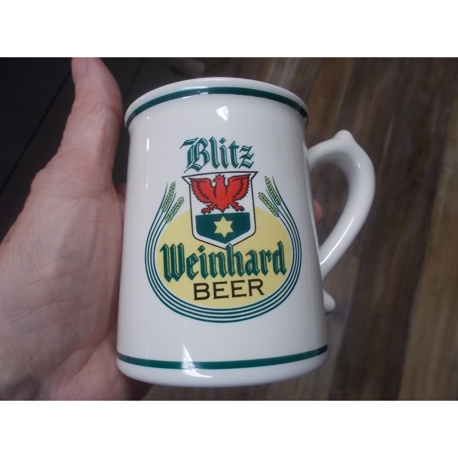 Vintage 1985 Blitz Weinhard Beer Tankard Mug Franklin Mint Portland Oregon Vintage 1985 Blitz Weinhard Beer Tankard Mug Franklin Mint Portland Oregon