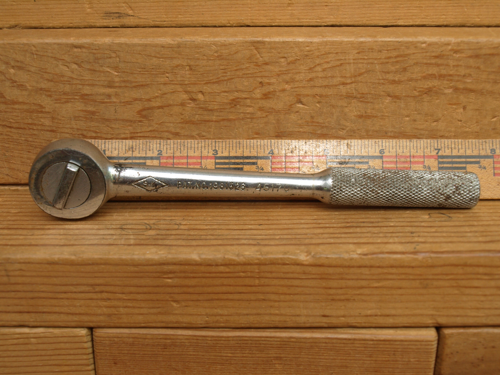 S-K 45170 3/8 Inch Square Drive Ratchet 1981526 No Later than 1951 S-K 45170 3/8 Inch Square Drive Ratchet 1981526 No Later than 1951