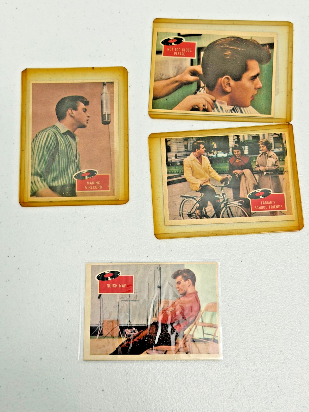 1959 TOPPS TELL US FABIAN CARDS TRADING CARDS 1959 TOPPS TELL US FABIAN CARDS TRADING CARDS