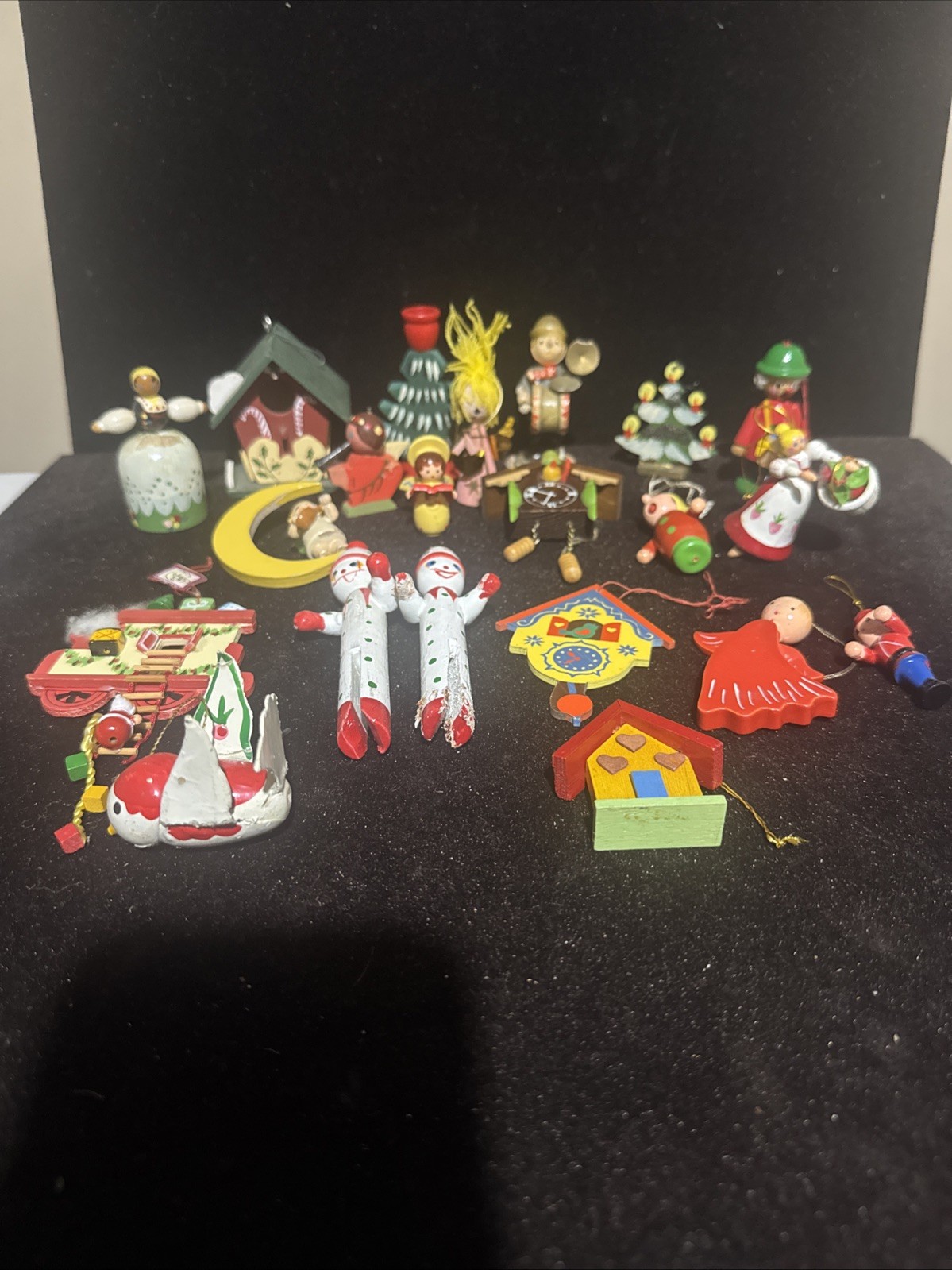 21 Vintage Wooden Christmas Ornaments Steinbach, Erzgebirge, Wendy & Kuhn & More 21 Vintage Wooden Christmas Ornaments Steinbach, Erzgebirge, Wendy & Kuhn & More