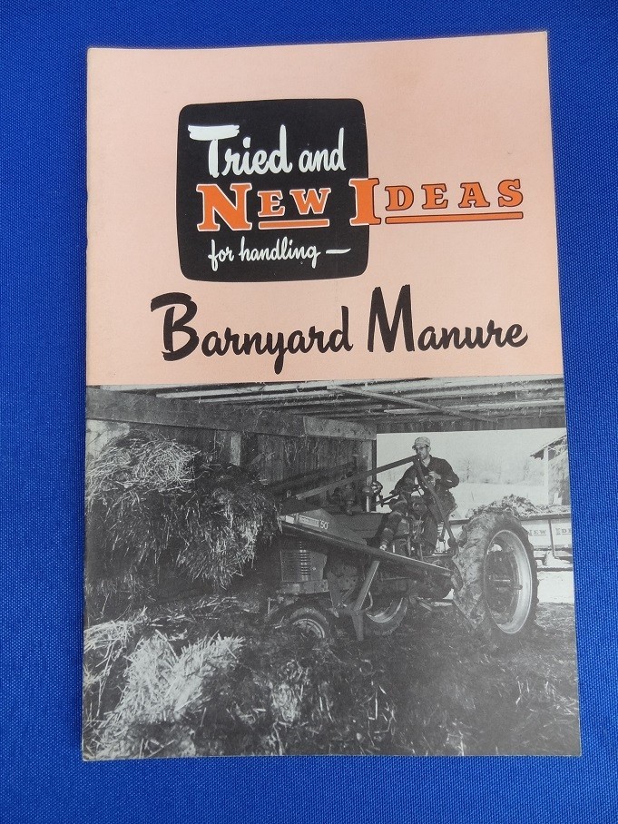 1956 NEW IDEA Manure Handling Sales Brochure - $5.00 Summer Sale 1956 NEW IDEA Manure Handling Sales Brochure - $5.00 Summer Sale