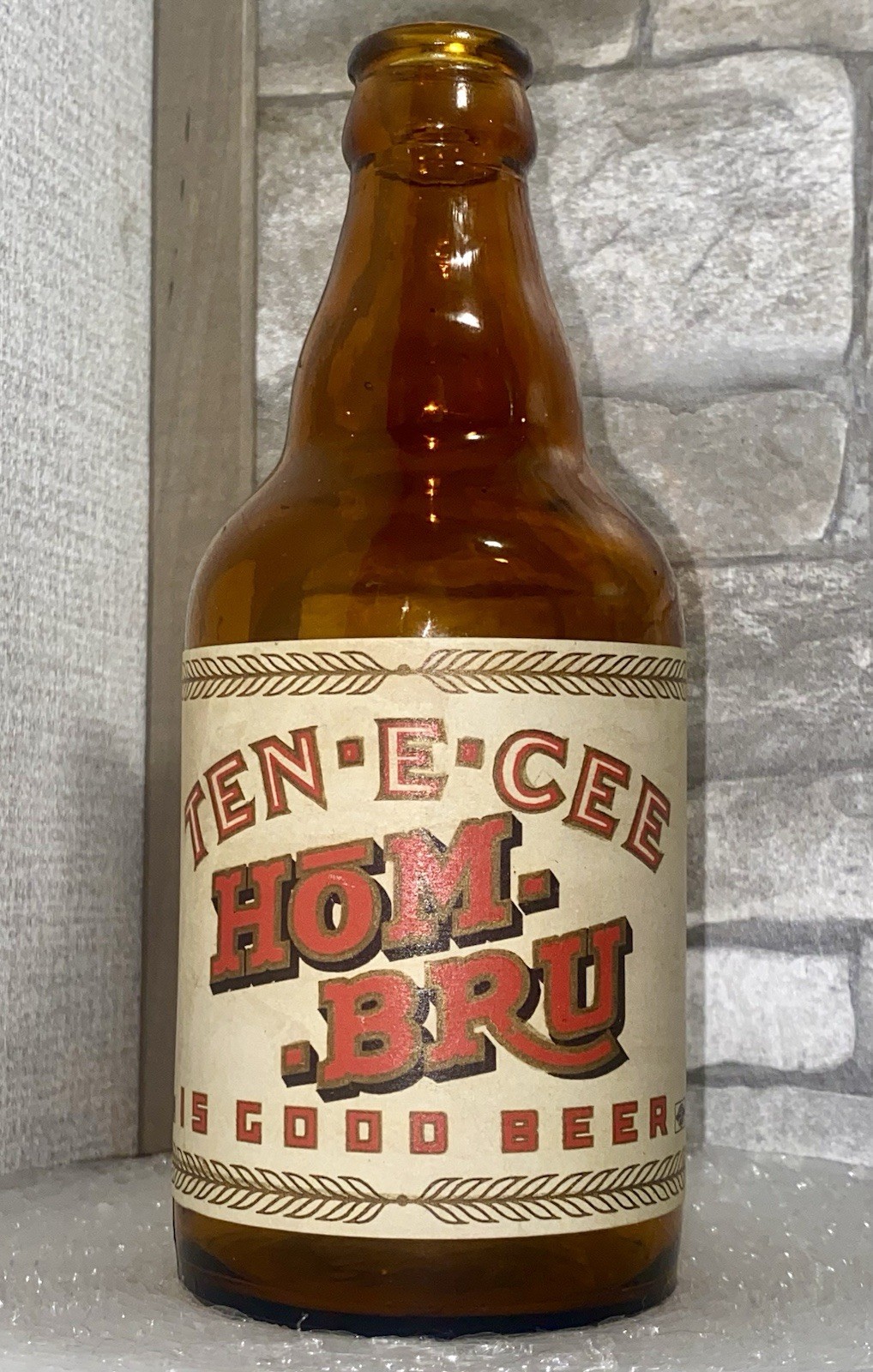 TEN-E-CEE Hom Bru Steinie Beer Bottle Gerst Brewing Co., Nashville, TN. (Rare)