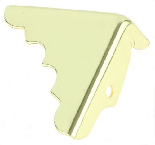 (4-Pack) Brass Box Corner Protector - 1-3/4\ (4-Pack) Brass Box Corner Protector - 1-3/4\