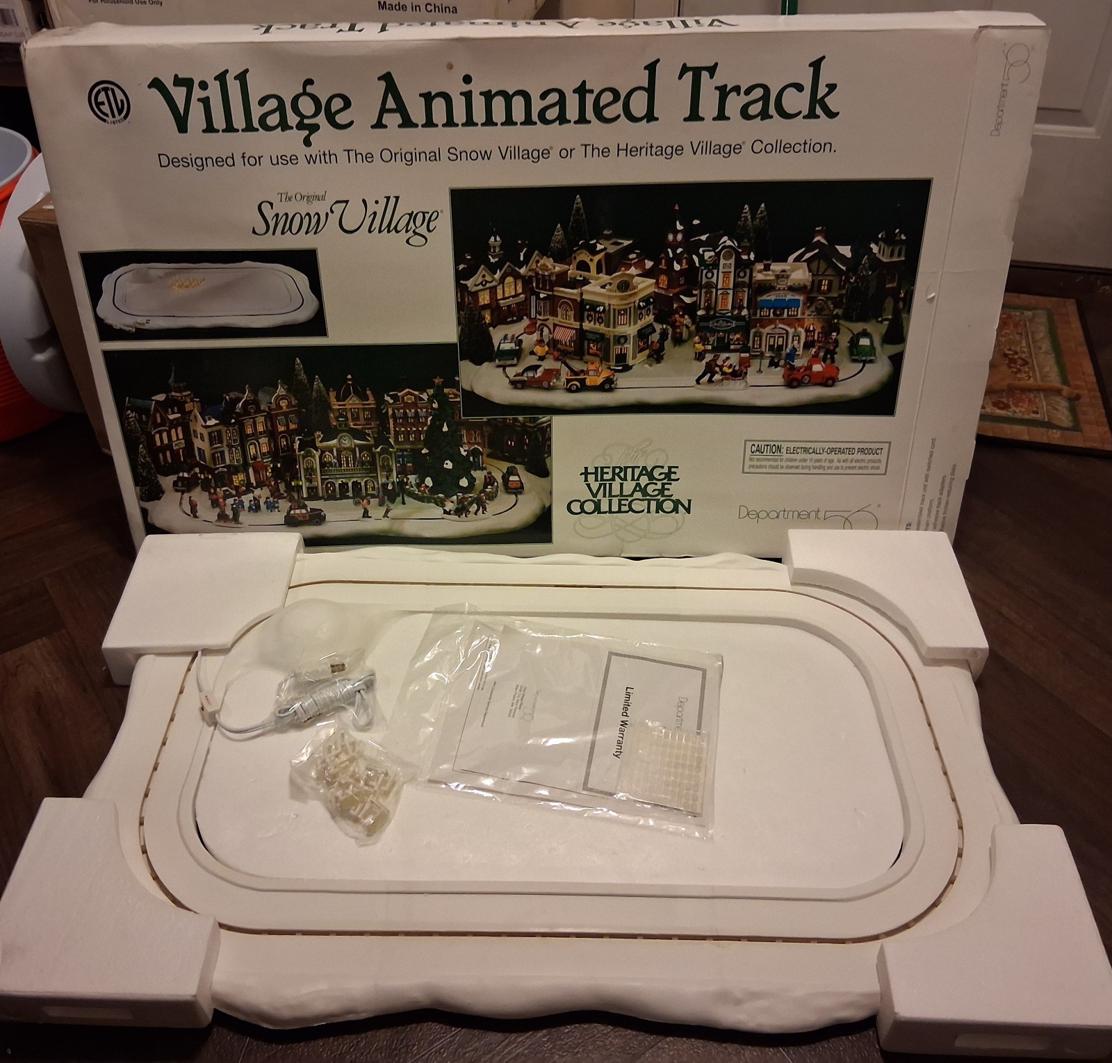 Department 56 Village Animated Track 52642 for original Snow Village or Heritage Department 56 Village Animated Track 52642 for original Snow Village or Heritage