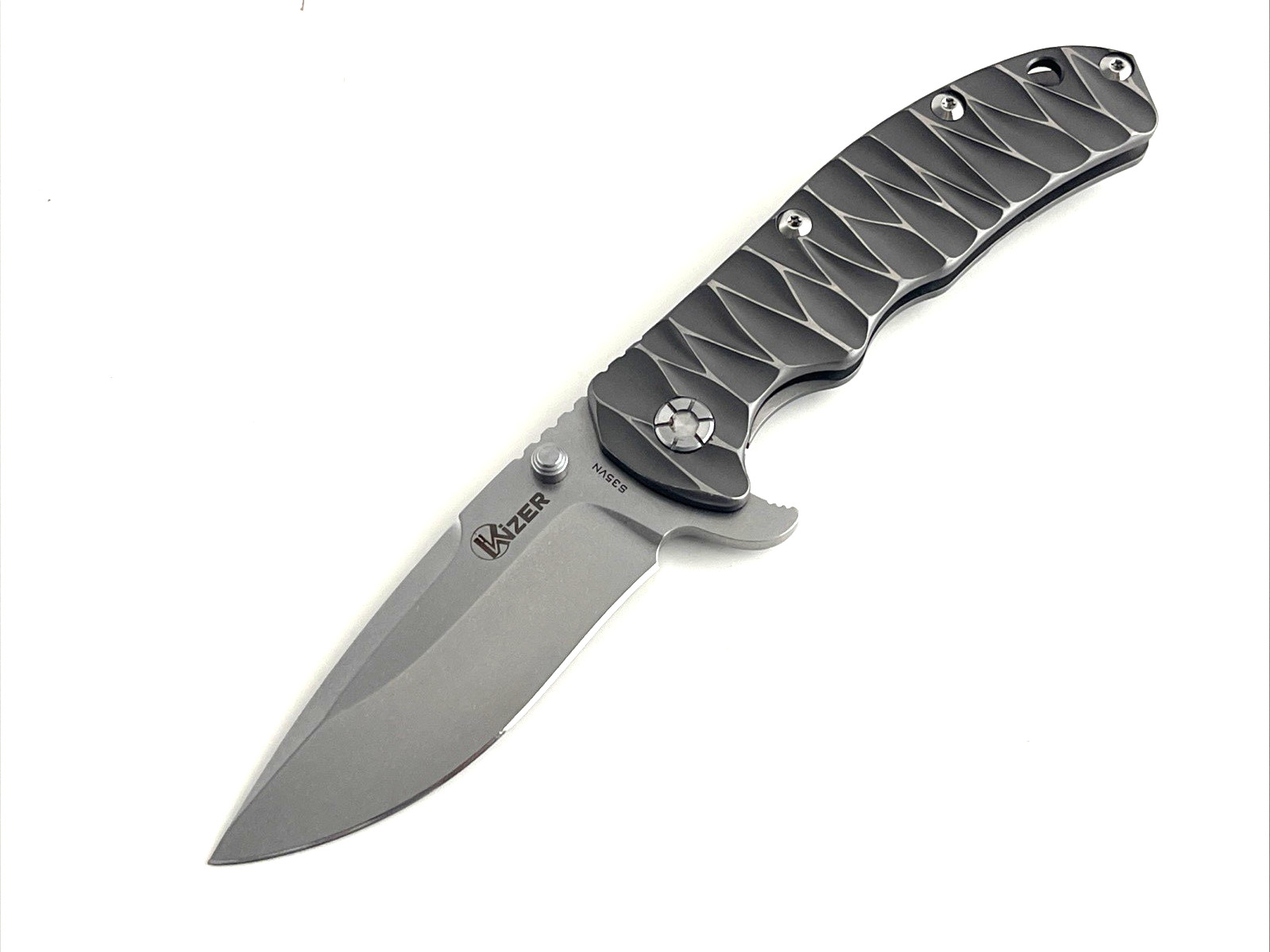 Kizer Ki401B1 V3 Folding Knife S35VN Blade Titanium Handle