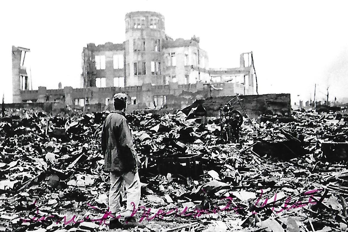 Tomiko Morimoto West autographed Hiroshima Survivor A-Bomb WW II RARE COA LOOK