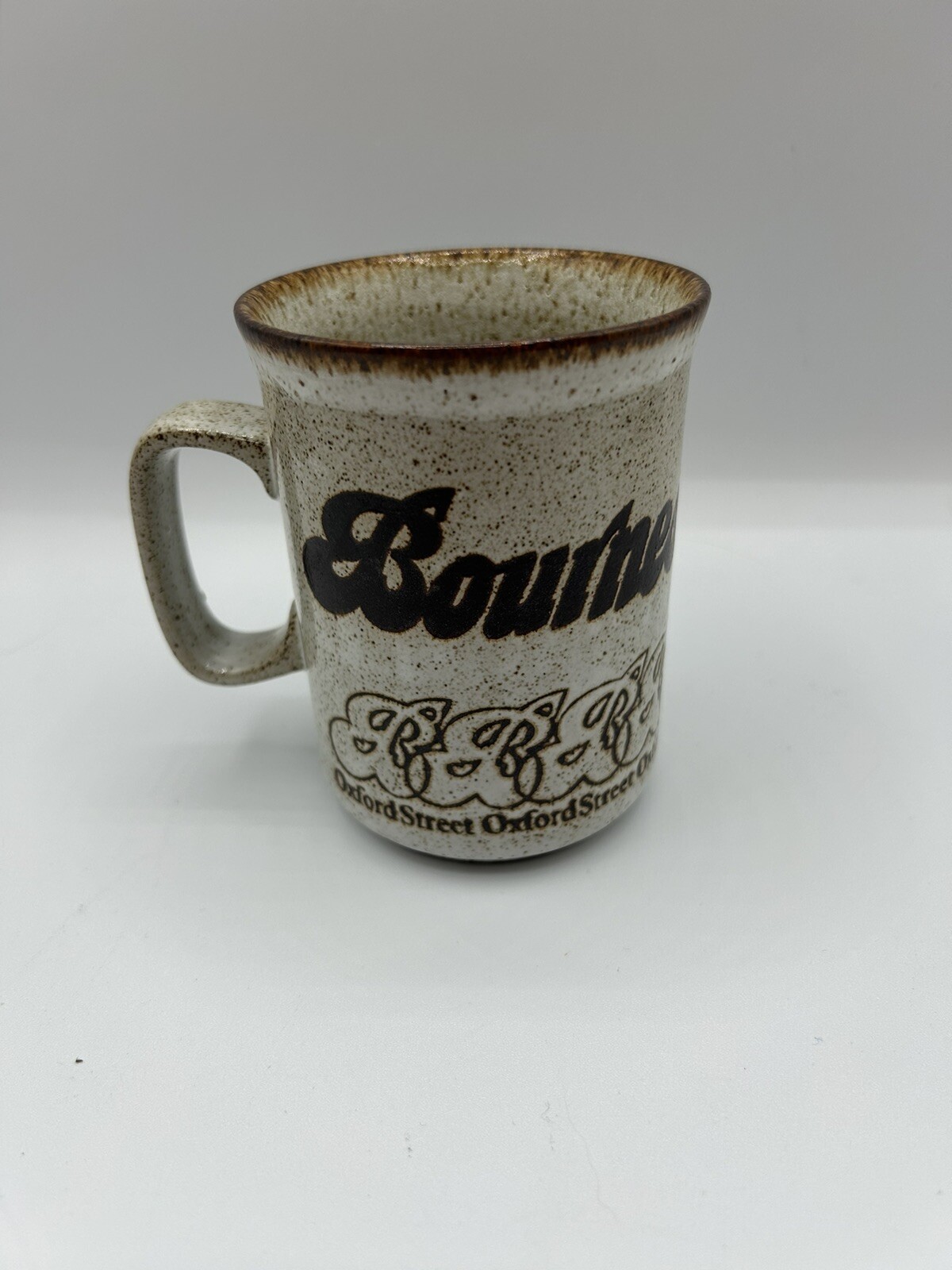 Dunoon Ceramic Bournes Oxford St London Stoneware Mug Bournes Department Store