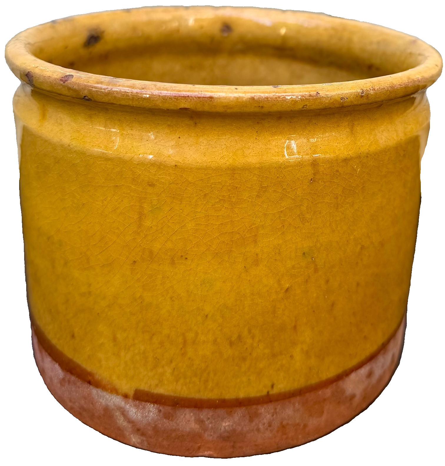 FRENCH ANTIQUE POTTERY MUSTARD POT CERAMIC IRONSTONE GLAZE EARTHENWARE VESSEL FRENCH ANTIQUE POTTERY MUSTARD POT CERAMIC IRONSTONE GLAZE EARTHENWARE VESSEL
