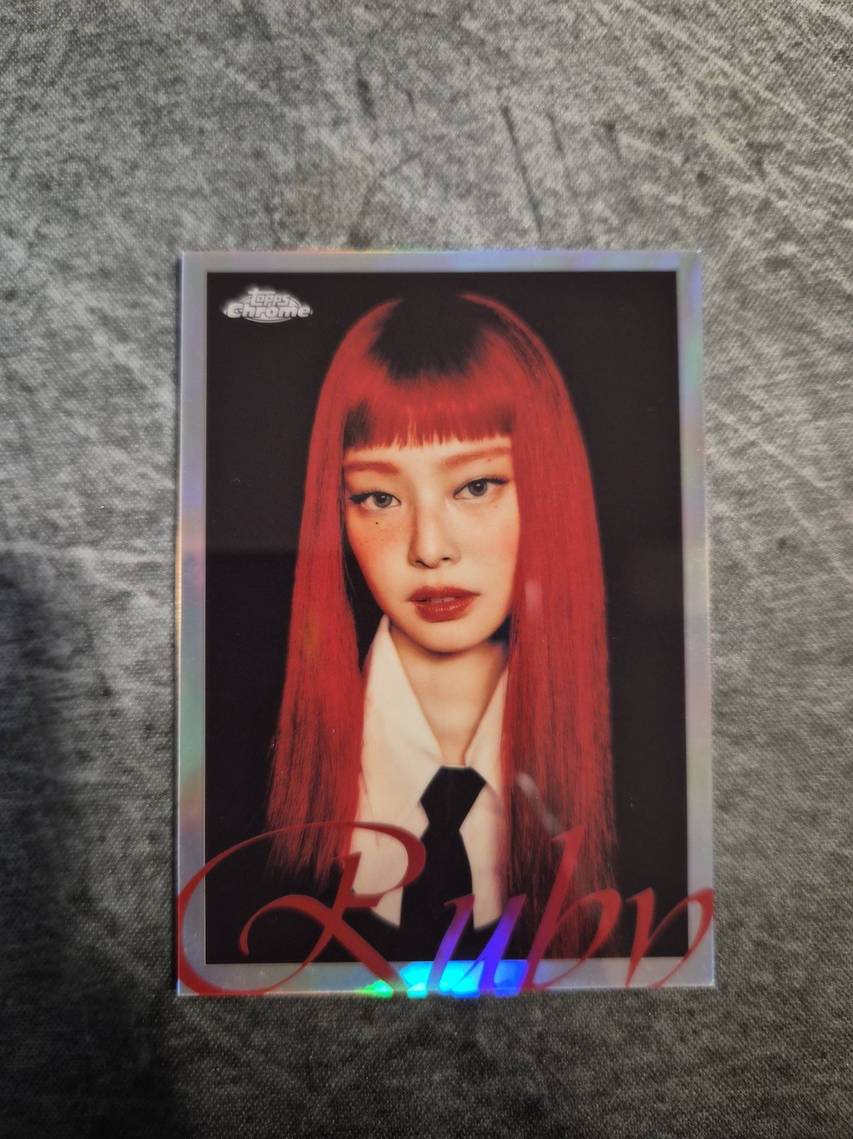 2026 Topps Chrome Jennie Trading Card #RSP2 SHORT PRINT RUBY INSERT REFRACTOR 2026 Topps Chrome Jennie Trading Card #RSP2 SHORT PRINT RUBY INSERT REFRACTOR