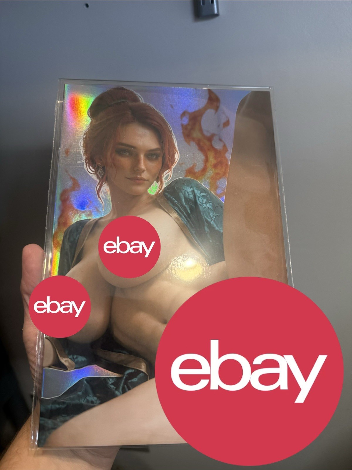 FOC #6 Full Naughty Triss Witcher Foil VIRGIN True Red Head Ltd 50 🔥 FOC #6 Full Naughty Triss Witcher Foil VIRGIN True Red Head Ltd 50 🔥