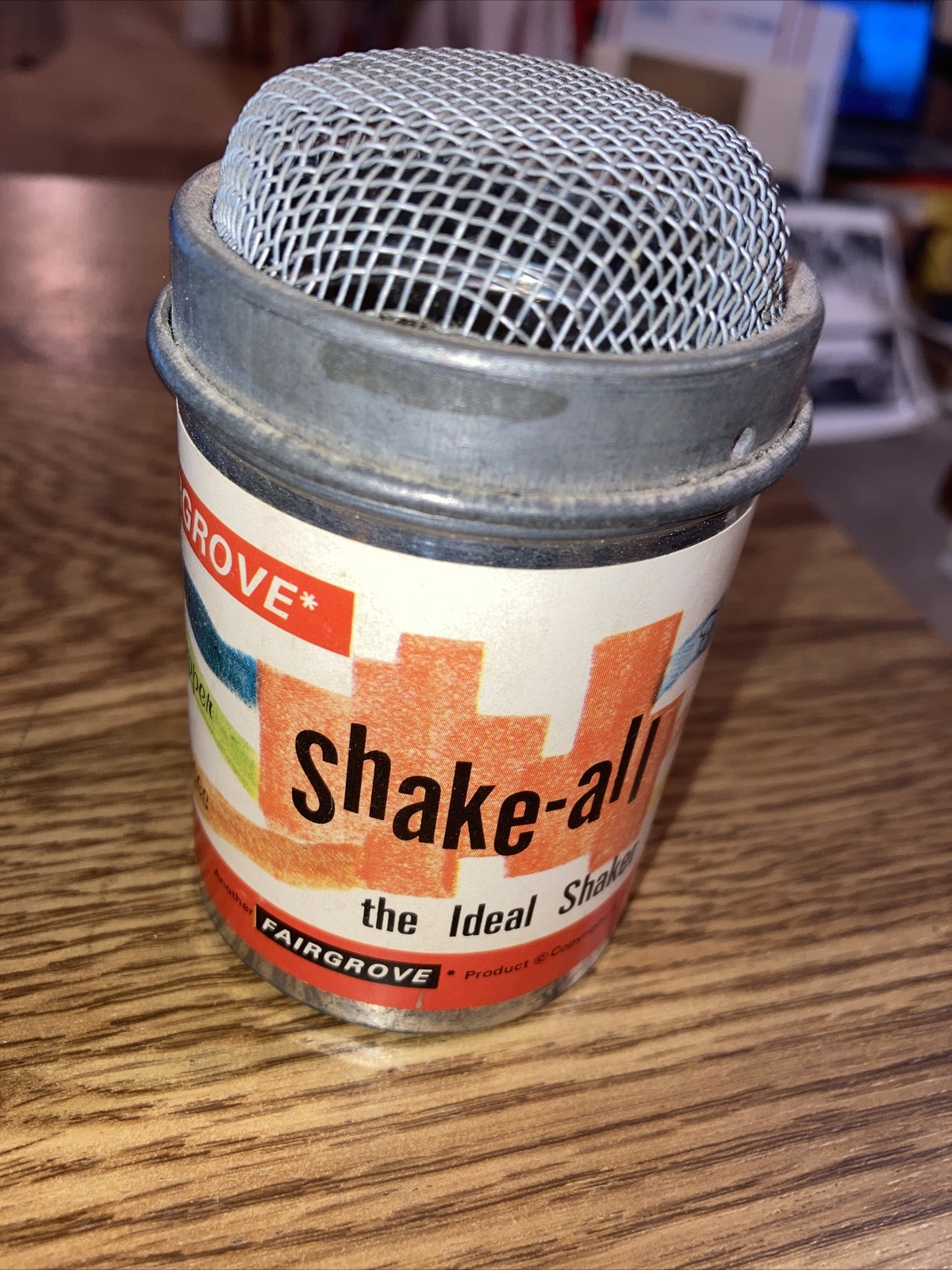 SHAKE-ALL the ideal Shaker, Fairgrove 1978 3-1/2 SHAKE-ALL the ideal Shaker, Fairgrove 1978 3-1/2