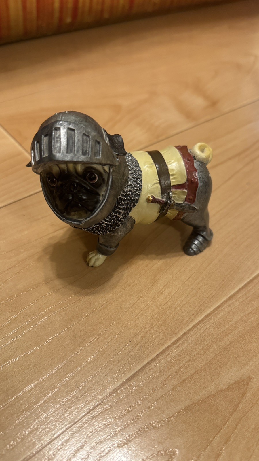 Westland Gifts Pugnacious Pug-nacious Knight Protector Pug No Box foot damage Westland Gifts Pugnacious Pug-nacious Knight Protector Pug No Box foot damage