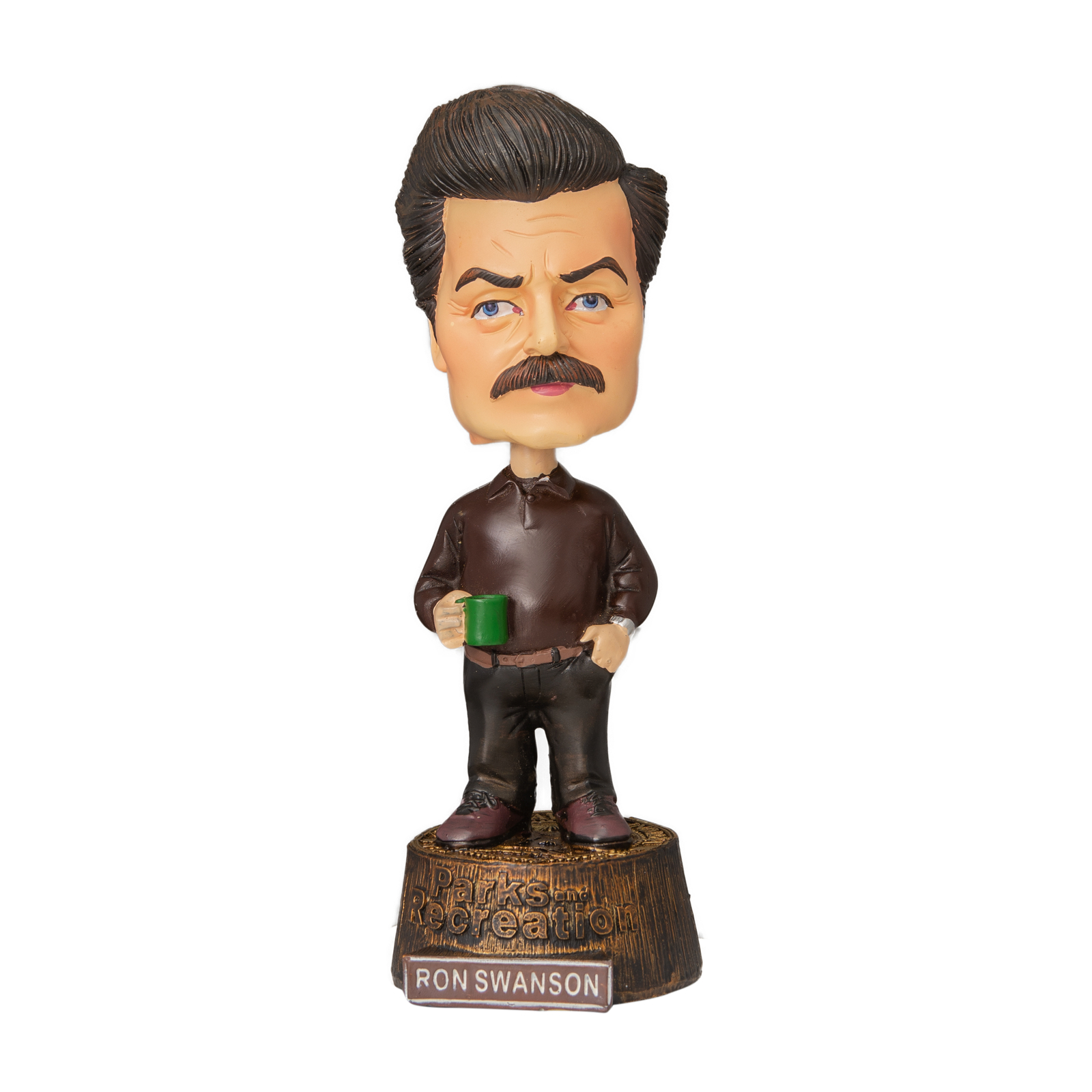 Parks and Recreation TV Ron Swanson Collectible Bobblehead Figurine - Halloween Parks and Recreation TV Ron Swanson Collectible Bobblehead Figurine - Halloween