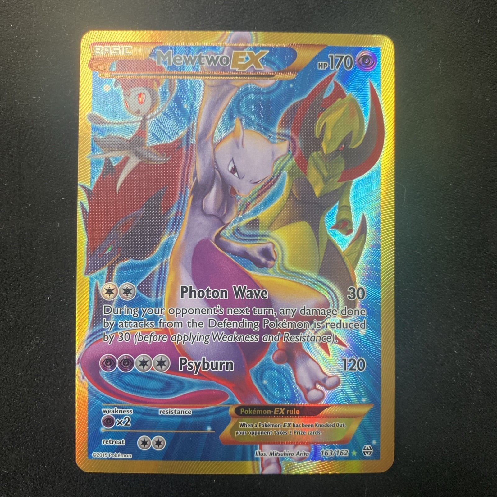 Mewtwo EX - 163/162 - BREAKthrough - Secret Rare - Pokémon TCG