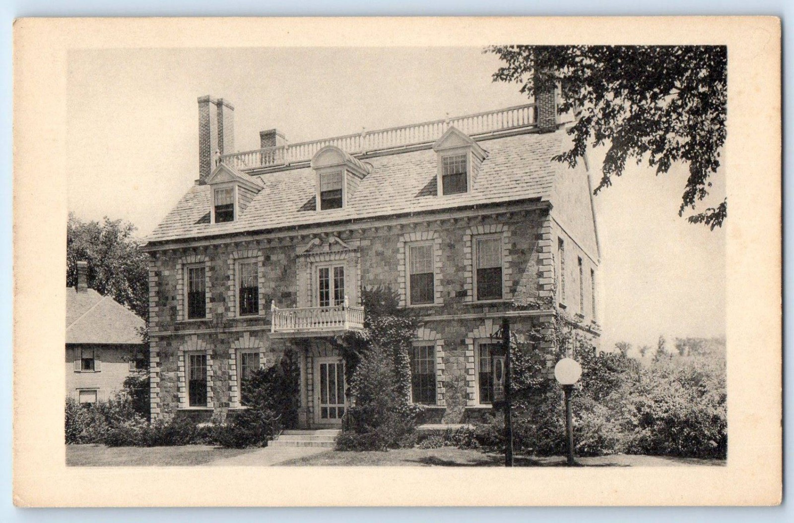 1940 Ticonderoga New York NY Postcard Headquarters House State Historical Assn