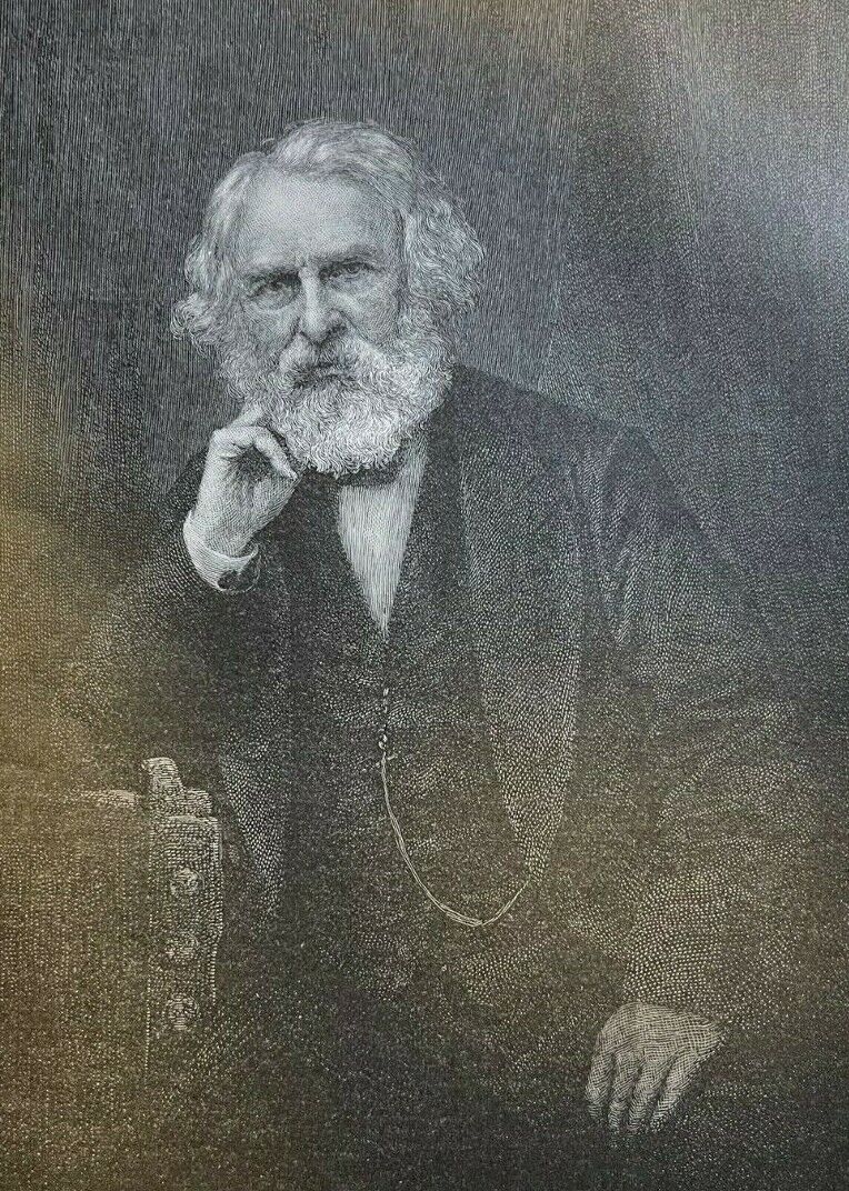 1882 Poet Henry Wadsworth Longfellow