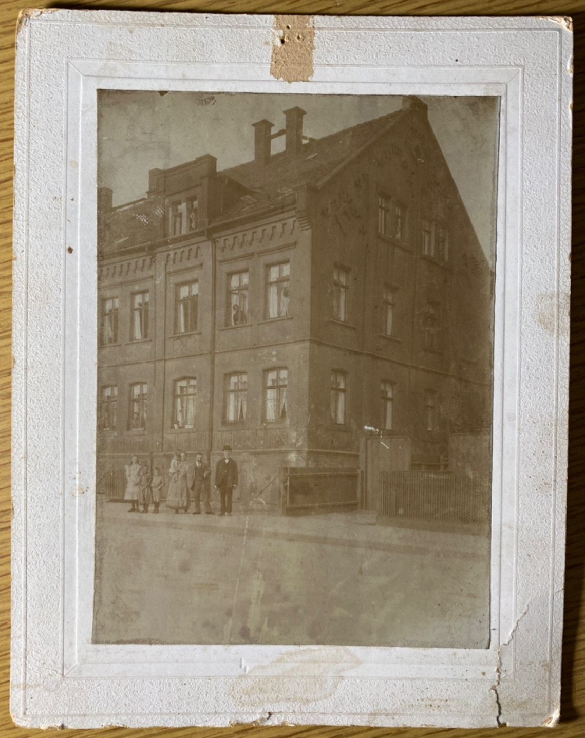 Antique 1900s German Sepia Photo Daniel Heinz Obst Grünwaren Fruit Shop Family Antique 1900s German Sepia Photo Daniel Heinz Obst Grünwaren Fruit Shop Family