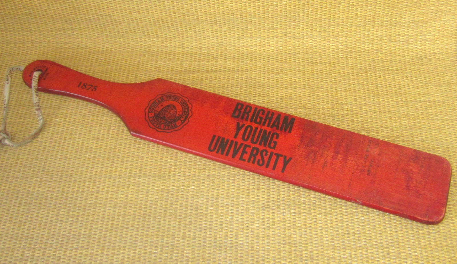BYU VAL HYRIC | *RARE 😲* Brigham Young University Social Club/Fraternity Paddle