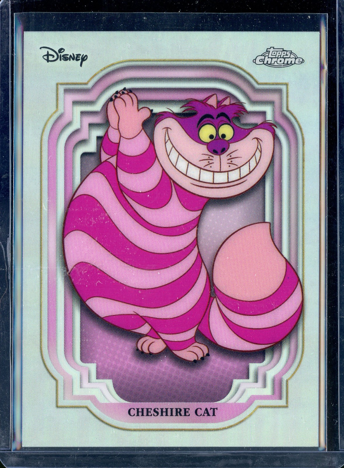 2024 Topps Chrome Disney #20 Cheshire Cat Refractor 2024 Topps Chrome Disney #20 Cheshire Cat Refractor