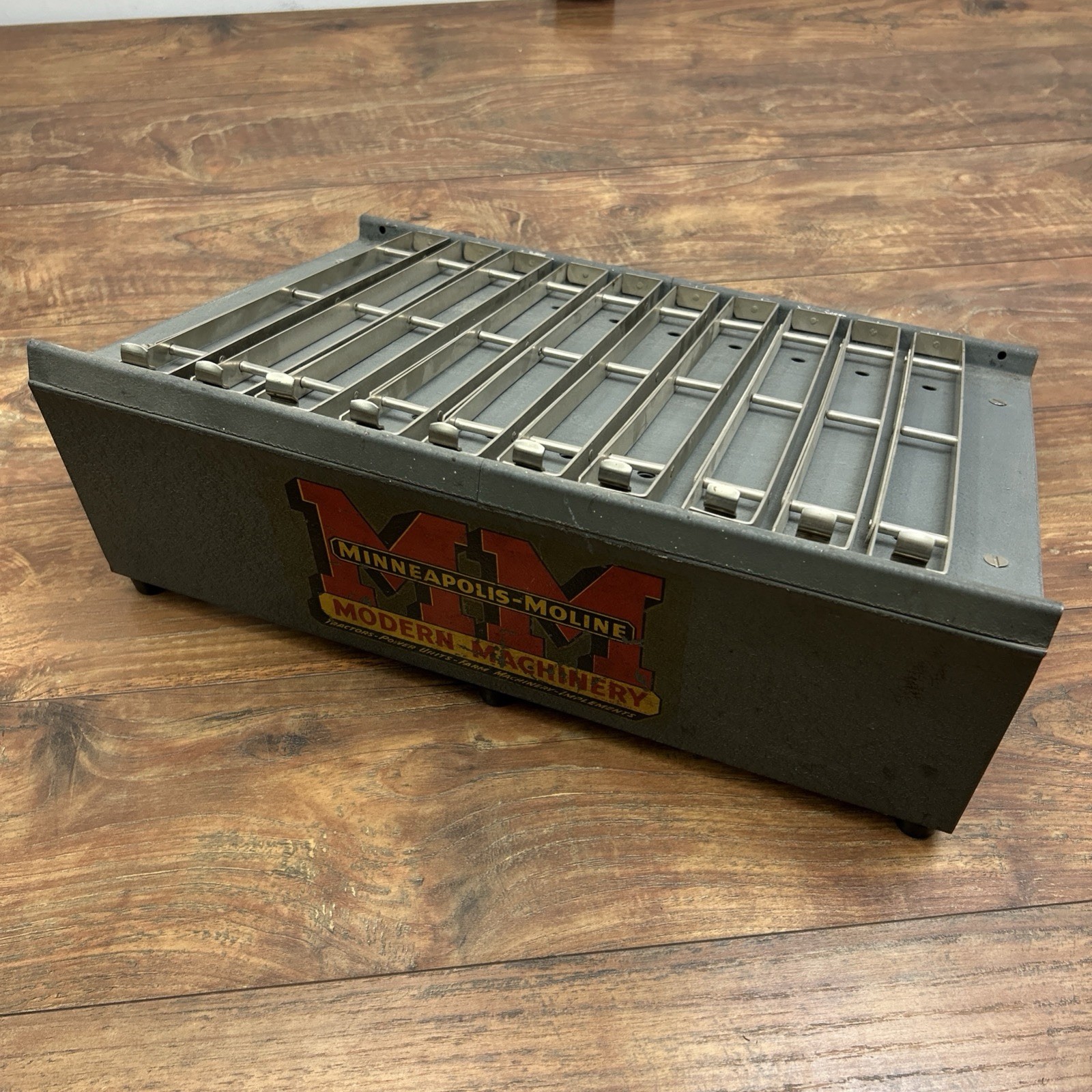VTG Minneapolis-Moline Parts Catalog Dealer Book Display Advertising Rack