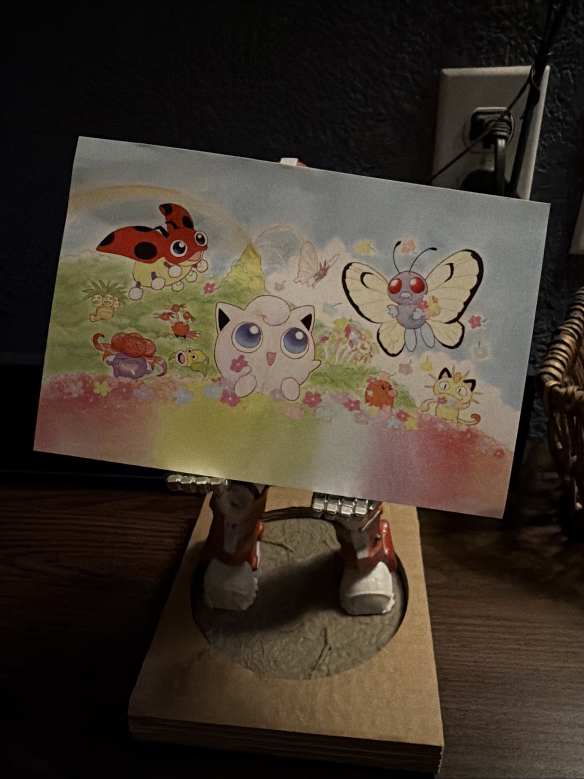 Pokemon Southern Island Post card flower jigglypuff butterfree meowth Pokemon Southern Island Post card flower jigglypuff butterfree meowth