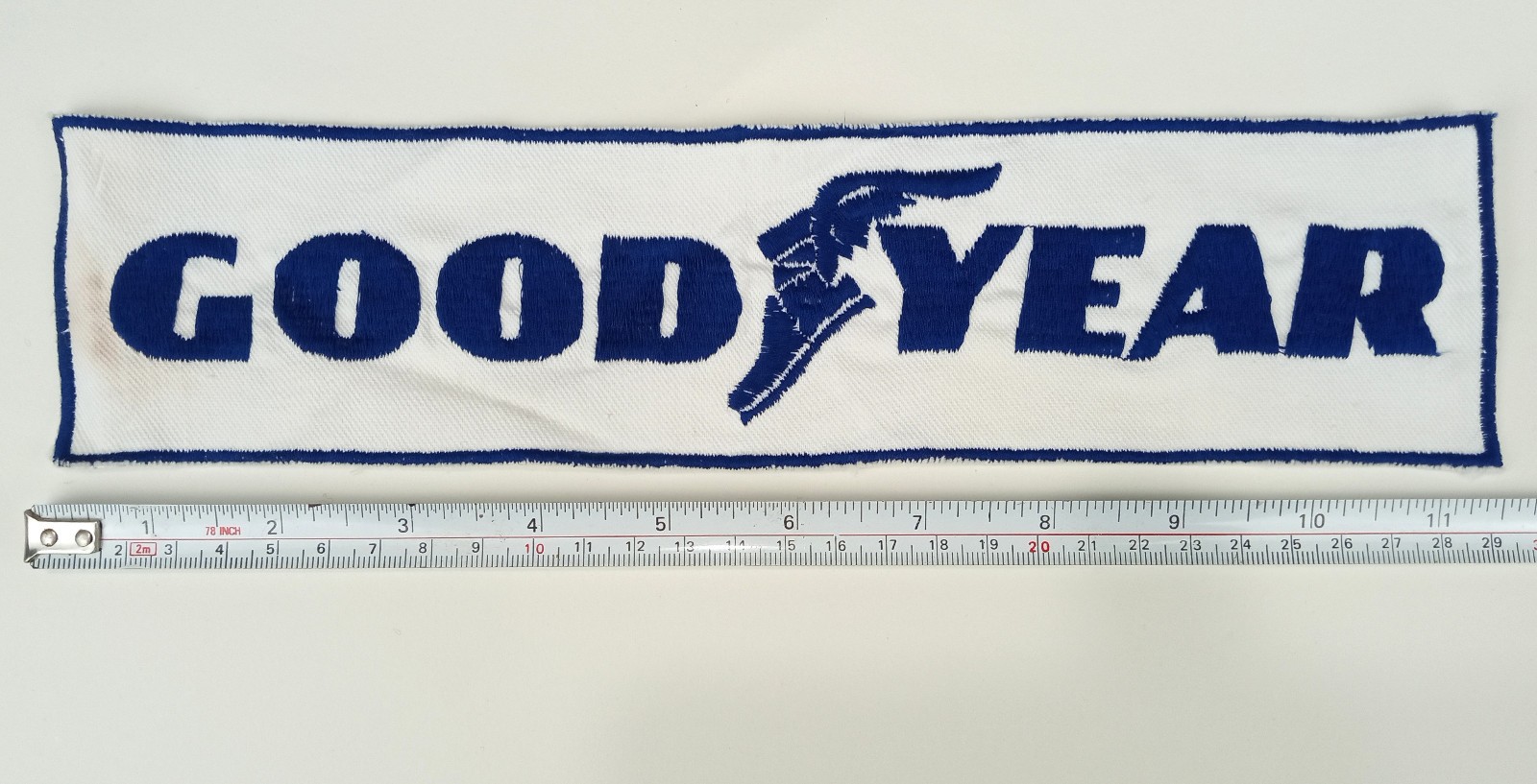 1970\'s Vintage  Goodyear Benelux  Tires  Large Racing team  Embroidered Patch